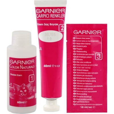 Garnier Çarpıcı Renkler 1/0 - Extra Yoğun Siyah Saç Boyası3600542384865 - 3