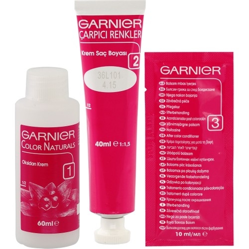 Garnier Çarpıcı Renkler 4/15 - Buzlu Kestane Saç Boyası3600542384339 - 4