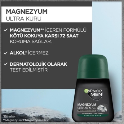 Garnier Men Magnezyum Ultra Kuru 72 Saat Mg 50 ml - 2