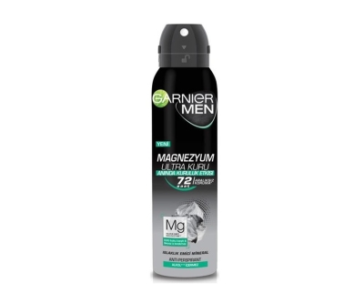 Garnier Men Magnezyum Ultra Kuru Sprey Deodorant 150 ml - Garnier