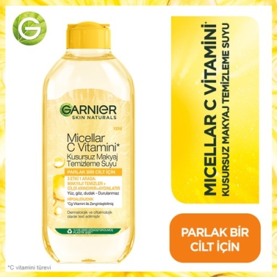 Garnier Micellar C Vitamini Kusursuz Makyaj Temizleme Suyu 400ML - Garnier