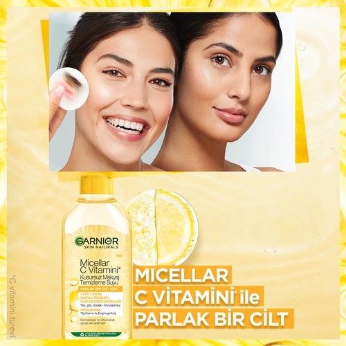 Garnier Micellar C Vitamini Kusursuz Makyaj Temizleme Suyu 400ML - 3