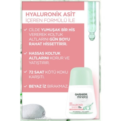 Garnier Mineral Hyaluronik Bakım Roll-On 50 Ml - 2