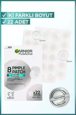 Garnier Pimple Patch 22'li Sivilce Bandı / Hidrokolloid Bant / Akne Karşıtı 22li Bant - 6
