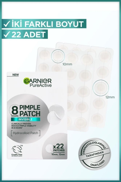 Garnier Pimple Patch 22'li Sivilce Bandı / Hidrokolloid Bant / Akne Karşıtı 22li Bant - 6
