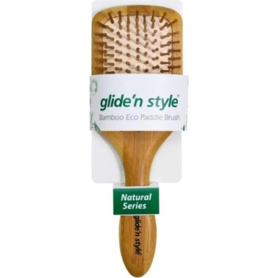 Glide'n Style GS-248 Bamboo Eco Paddle Saç Fırçası - Glide'n Style