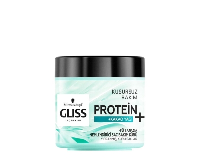 Gliss 4’Ü 1 Arada Saç Bakım Kürü Yıpranmış Kuru Saçlar İçin Nemlendirici 400 Ml - Gliss