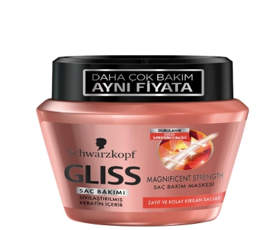 Gliss Bakım Maskesi Magnificent Strenght 200 ML - Gliss