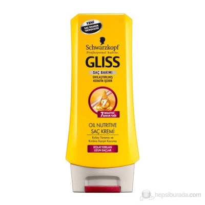 Gliss Saç Kremi Oil Nutritive 200Ml - Gliss