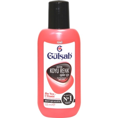 Gülşah Aseton Koyu Renk Ojeler Için Pembe 125 ml - Gülşah