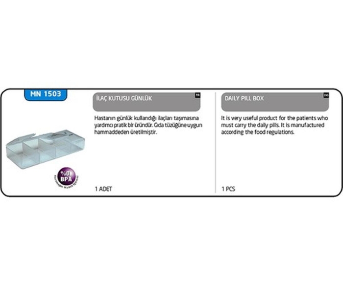 Günlük Ilaç Kutusu MN1503 - 2