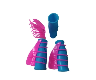 Hair Clips Hair Roller Silikon Bigudi 12 Li 7x3 cm Renkli - 2