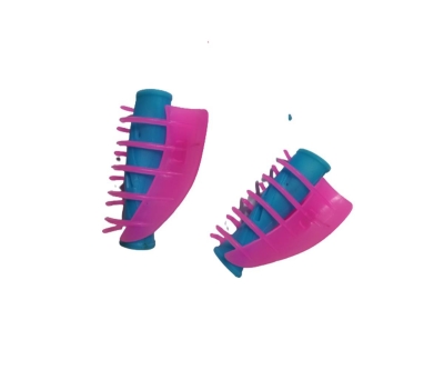 Hair Clips Hair Roller Silikon Bigudi 7x2cm 12 Li Renkli - Hair Clips