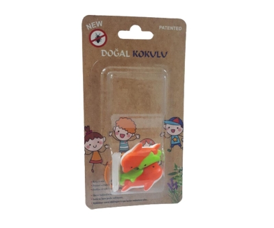 Headlice Stopper Bit Tokası Doğal Kokulu Balık Turuncu Yeşil - Headlice