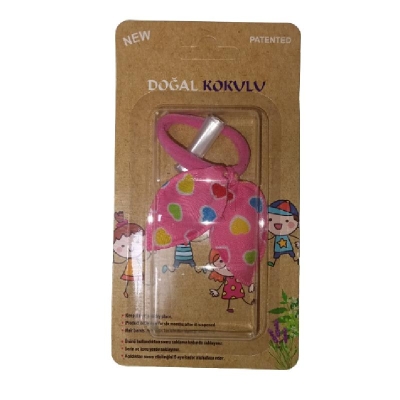 Headlice Stopper Bit Tokası Doğal Kokulu Pembe Sarı Kalp - Headlice
