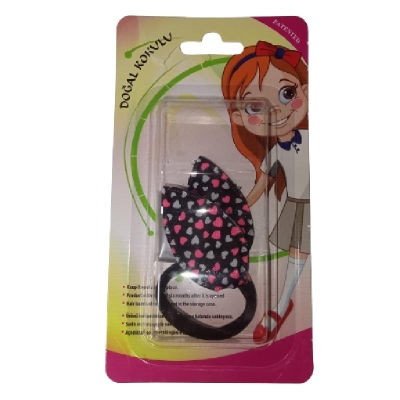 Headlice Stopper Bit Tokası Doğal Kokulu Siyah Pembe Kalpli - Headlice