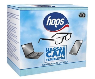 Hops Gözlük Camı Temizleme Mendili 40'lı - Hops