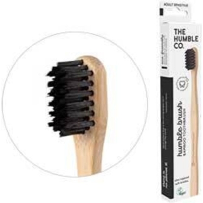 Humble Brush Yetişkin Diş Fırçası Soft Extra Inceltilmiş Yumuşak Kıllar - Kömür Siyah - Humble Brush