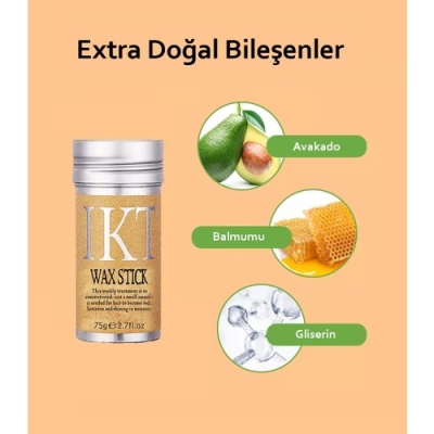 Ikt Hair Wax Stick 75 gr - Saç Sabitleyici - 2