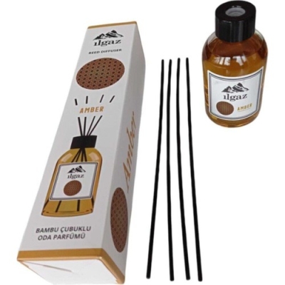 Ilgaz Amber Kokulu Çubuklu Oda Parfümü 110 ML-8697447291850 - Ilgaz