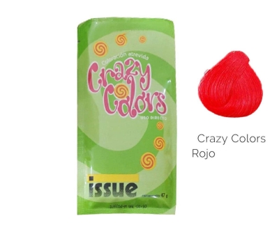 İssue Crazy Colors Yarı Kalıcı Saç Boyası 47 Gr - Rojo Crazy - İssue