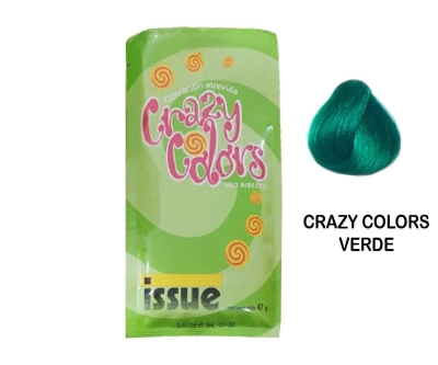 İssue Crazy Colors Yarı Kalıcı Saç Boyası 47 Gr - Verde Crazy - İssue