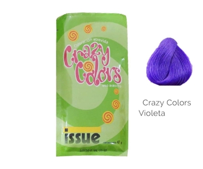 İssue Crazy Colors Yarı Kalıcı Saç Boyası 47 Gr - Violeta Crazy - İssue