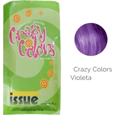 Issue Crazy Colors Yarı Kalıcı Saç Boyası 47 gr Violeta Crazy - Issue