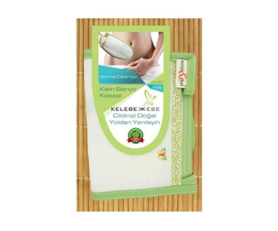 Kelebek Kese Scrub And Peel Kalın Banyo Kesesi - Normal Ciltler İçin - Kelebek Kese