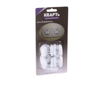 Kraft Priz Güvenlik Kilidi (12'li) - Kraft