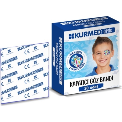 Kurmed Optik Kapatıcı Göz Bandı Erkek 20'li - Roll