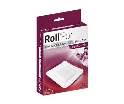Kurtsan Roll Por Steril Yara Bandı 10 X 10 Cm - Kurtsan Medikal