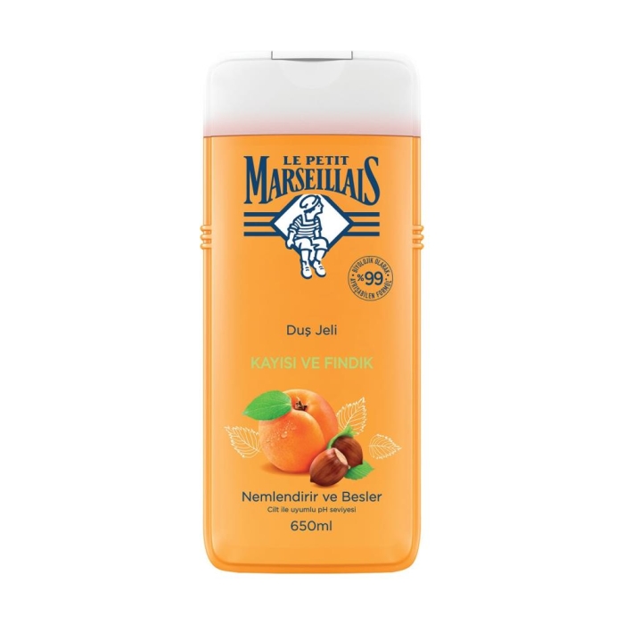 Le Petit Marseillais Banyo ve Duş Jeli Kayısı,Fındık 650 ml - 2