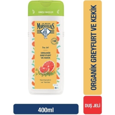 Le Petit Marseillais Organik Greyfurt ve Kekik Duş Jeli 400 ml - Le Petit Marseillais