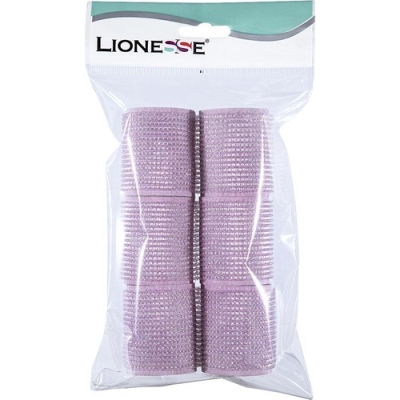 Lionesse Bigudi 1113 Süngerli Pembe 6'Lı Paket 2 Adet - 2