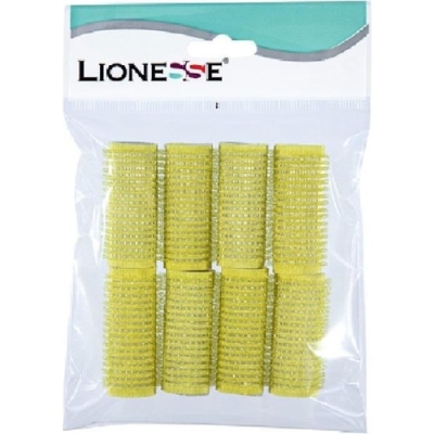 Lionesse Cırtlı Bigudi 1111 Sarı 8 Adet - Lionesse
