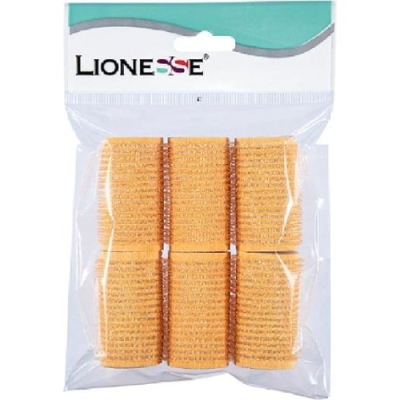 Lionesse Cırtlı Bigudi 1112 Turuncu 6 Adet - Lionesse