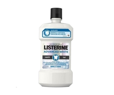 Listerine Advanced White Hafif Tat Agız Bakım Suyu 250 ml - Listerine