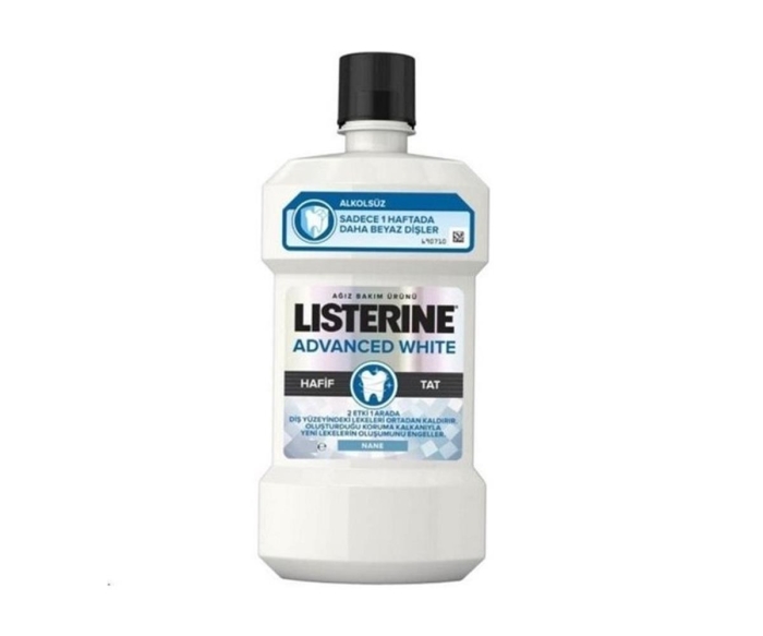 Listerine Advanced White Hafif Tat Agız Bakım Suyu 250 ml - 1