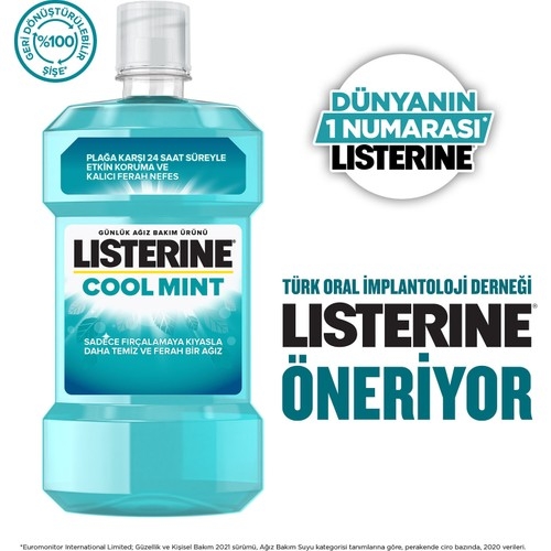 Listerine Cool Mint Ağız Bakım Suyu 250 Ml - 6