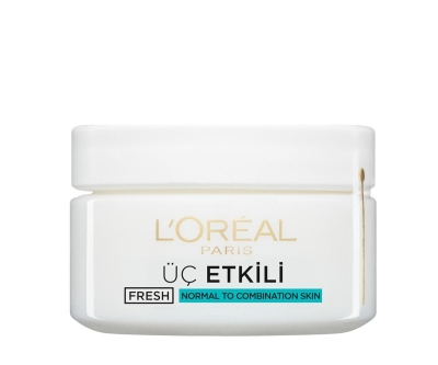 L'Oréal Paris 3 Etkili Ferahlık Günlük Bakım Kremi Normal Ve Karma Ciltler 50ml - Loreal Paris