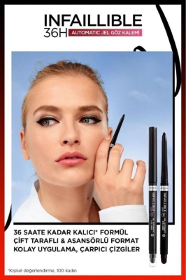 L'Oréal Paris Automatic Jel Infaillible Göz Kalemi - 12 Bronzed Espresso - 3