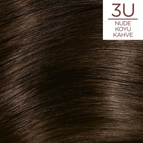 L’oréal Paris Excellence Creme Nude Renkler Saç Boyası – 3u Nude Koyu Kahve - 3