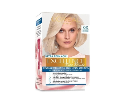 L'oréal Paris Excellence Creme Saç Boyası 03 Ultra Açık Küllü Sarı - Loreal Paris