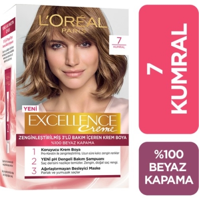 L'Oréal Paris Excellence Creme Saç Boyası 7 Kumral - Loreal Paris