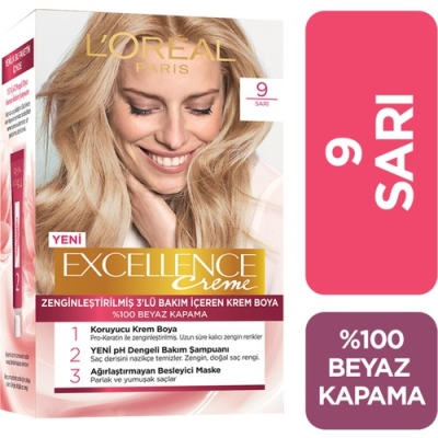 L'Oréal Paris Excellence Creme Saç Boyası 9 Sarı - Loreal Paris