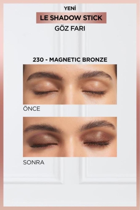 L'Oréal Paris Le Shadow Stick Göz Farı - 230 Magnetic Bronze - 2
