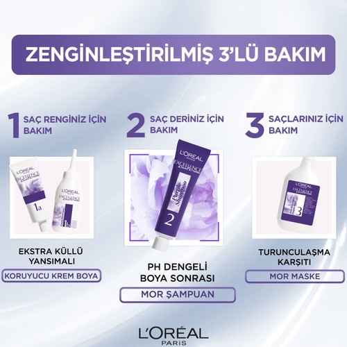 L'Oréal Paris L’oréal Paris Excellence Cool Creme Saç Boyası – 3.11 Ekstra Küllü Koyu Kahve - 3