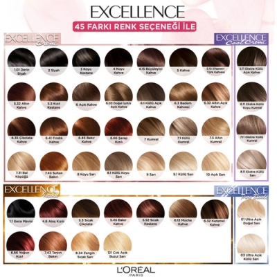 L'Oréal Paris L’oréal Paris Excellence Cool Creme Saç Boyası – 4.11 Ekstra Küllü Kahve - 5