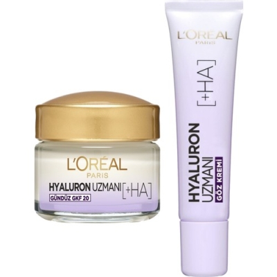 L'Oréal Paris L'oreal Paris Loreal Hyaluron Uzmanı Cilt Nemlendirici Krem Göz + Hyaluron Cilt Dolgunlaştıran Neml - L'Oréal Paris